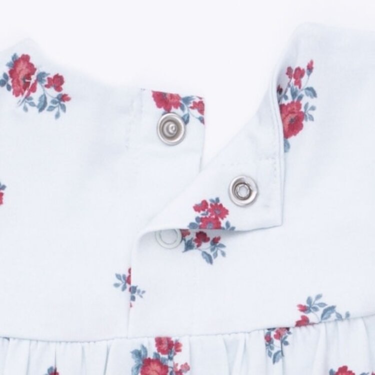 Angel Dear Alyssa Floral Smocked Romper