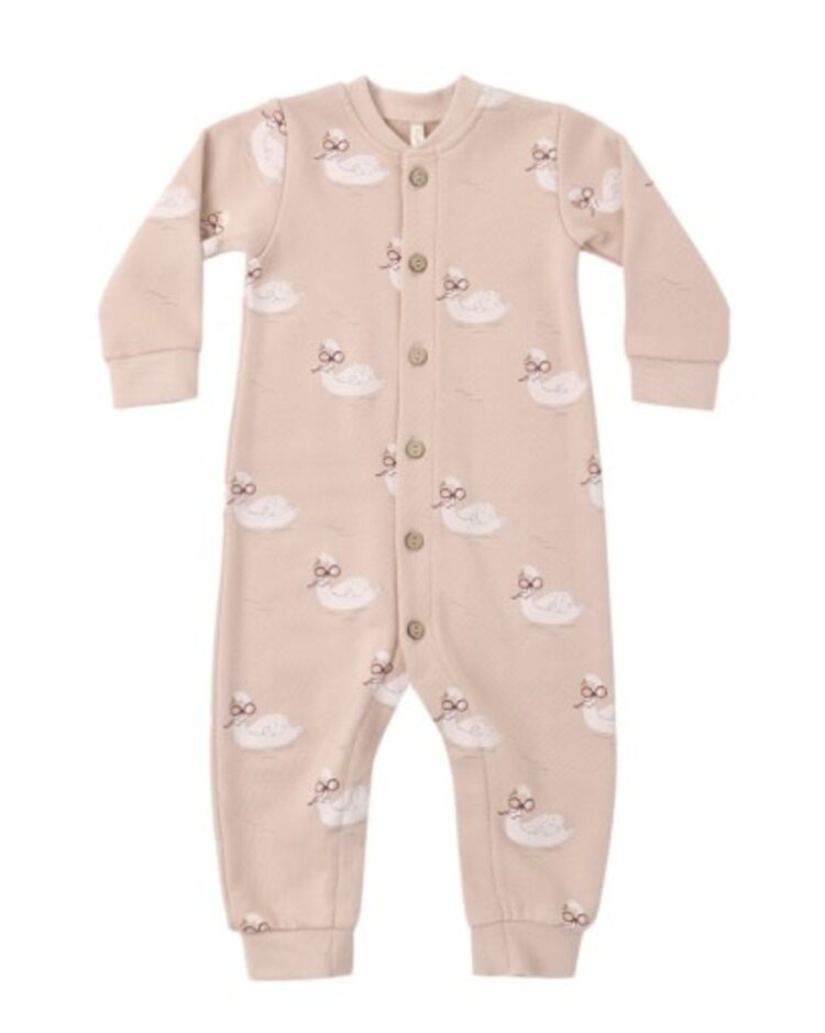 Rylee + Cru LLC Blush Swan Jumpsuit