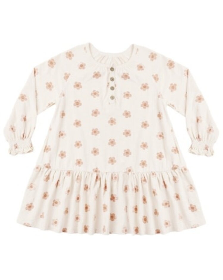 Rylee + Cru LLC Pink Daisies Swing Dress