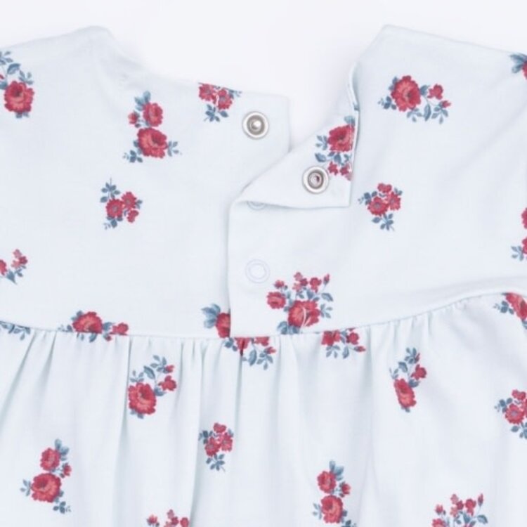 Angel Dear Alyssa Floral Smocked Ruffle Dress and Legging