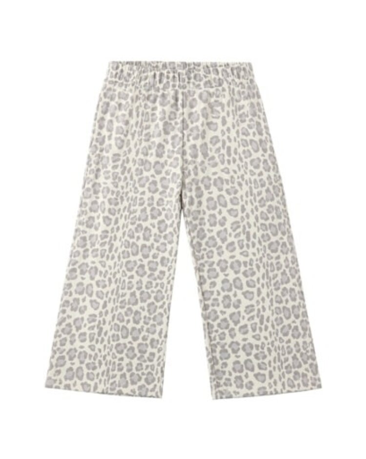 Rylee + Cru LLC Blue Leopard Wide Leg Sweatpant