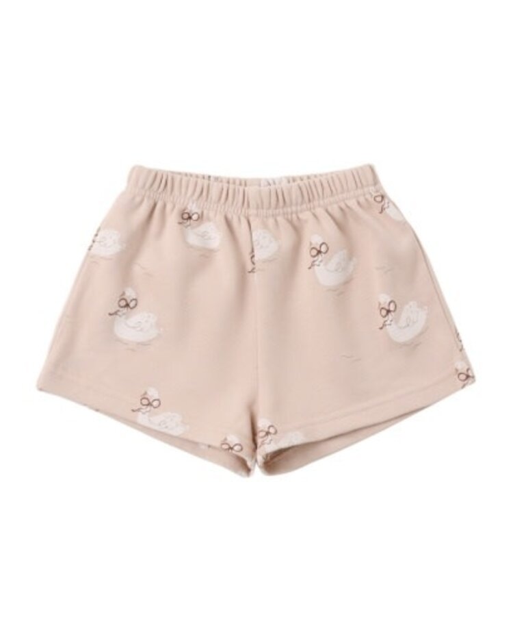 Rylee + Cru LLC Blush Swans Track Short