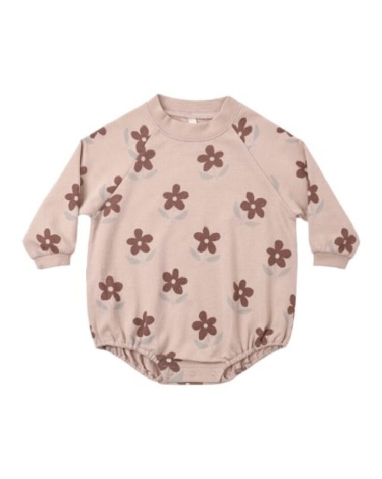 Rylee + Cru LLC Rosewood Crew Neck Ditsy Romper