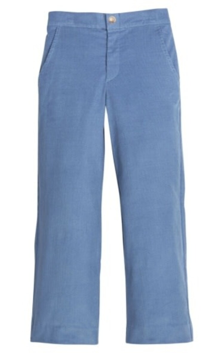 Little English | BISBY Pull On Pant - Stormy Blue Corduroy