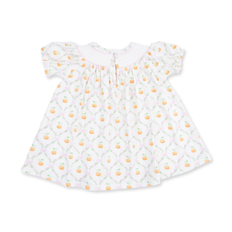 Angel Dear Pretty Pumpkin Trellis Jane Bishopo Dress Set