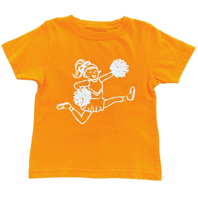 Mustard & Ketchup Orange Cheerleader Tee