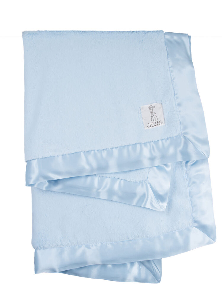 Little Giraffe Luxe Blanket-Blue