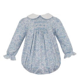 Petit Bebe Blue Liberty Print Joy Bubble