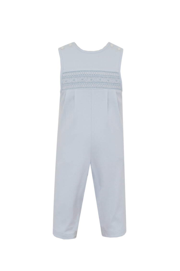 Petit Bebe Blue Knit Smocked JohnJohn