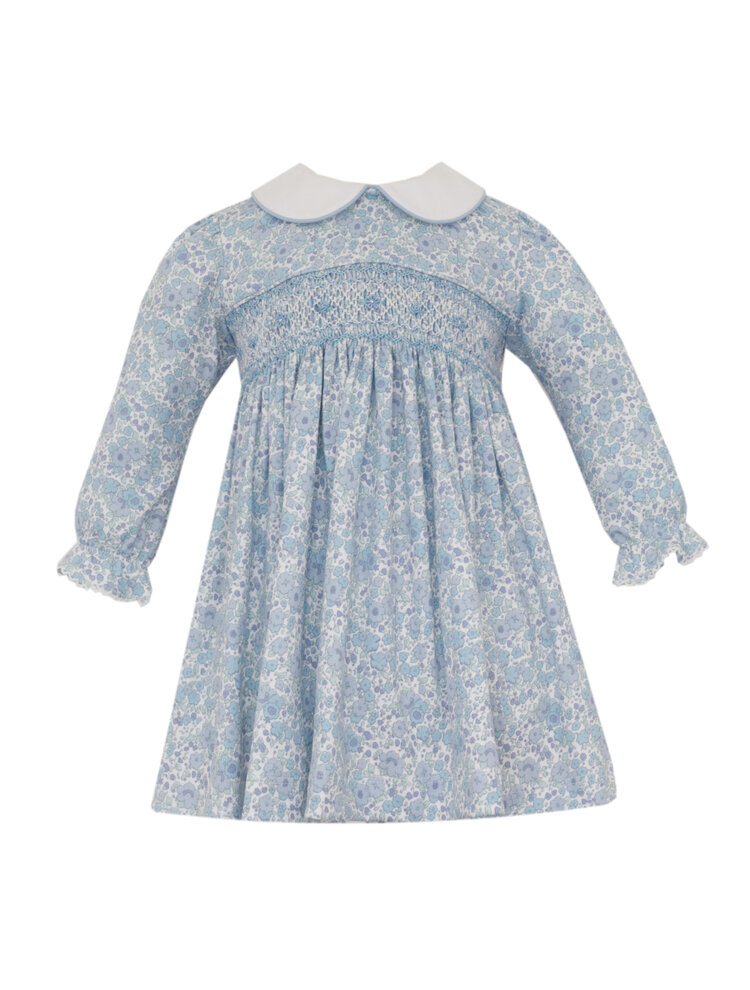 Petit Bebe Blue Liberty Print Joy Dress