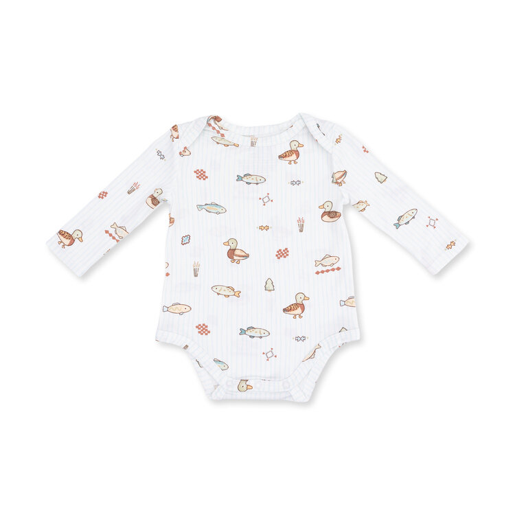 Angel Dear Lake Cuties Long Sleeve Bodysuit