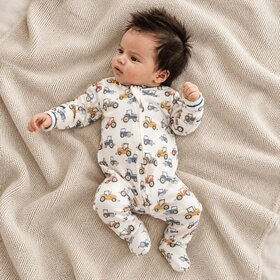 Magnolia Baby Harvest Haulers Zip Footie