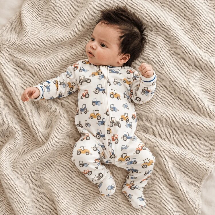 Magnolia Baby Harvest Haulers Zip Footie