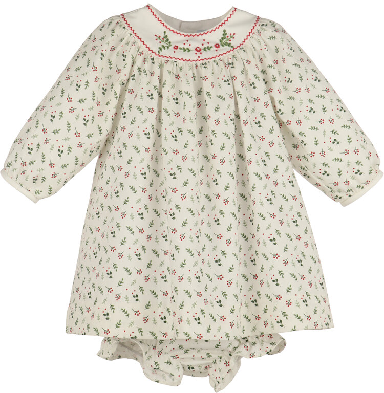 Luli&Me Mistletoe Dress Set Red