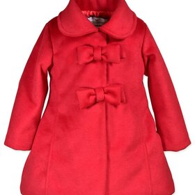 Widgeon Red Bow Car Coat