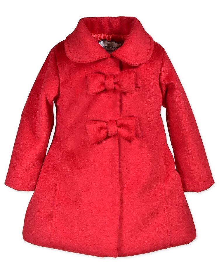 Widgeon Red Bow Car Coat