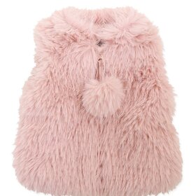 Widgeon Berry Rain Shag Zip Front Vest