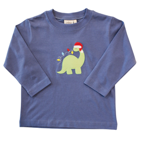 Luigi Kids Dinosaur w/Lights LS Blue Shirt