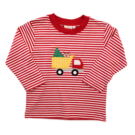 Luigi Kids Dump Truck w/Tree & Rudolph Red Stripe Shirt