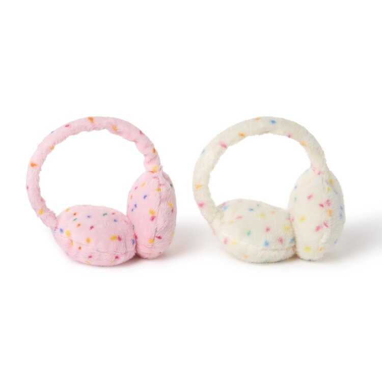 Iscream Sprinkles Faux Fur Earmuffs
