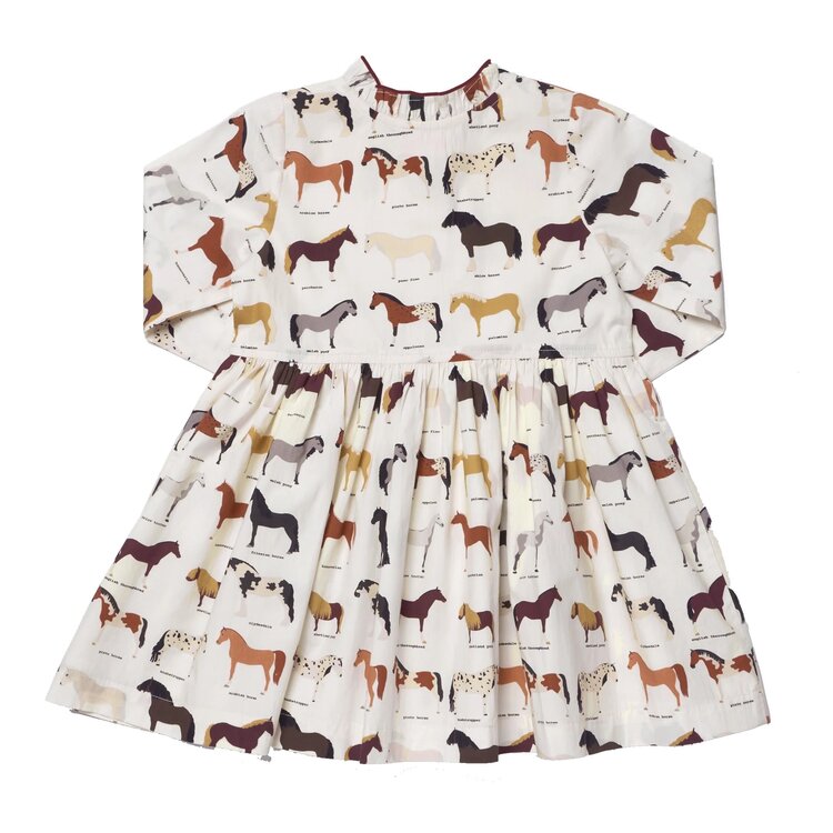 Pink Chicken Horse Breeds Autumn Dress