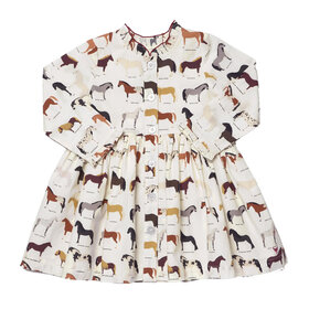 Pink Chicken Horse Breeds Autumn Dress