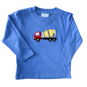 The Smiley Crab Blue Cement Mixer T Shirt