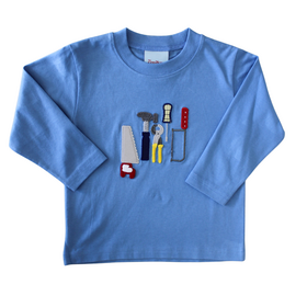 The Smiley Crab Blue Tools Shirt