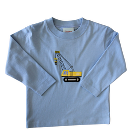 The Smiley Crab Blue Crane Demolition Shirt