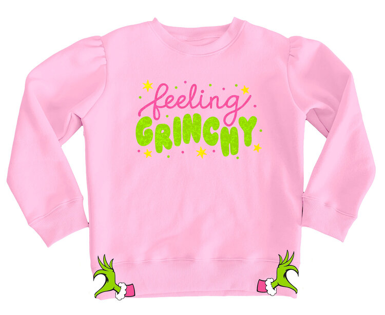 Azarhia Feelin Grinchy Pink Top
