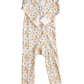 Proper Peony Prancer Zip Coverall