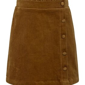 Pleat Reese Skirt Honey Corduroy