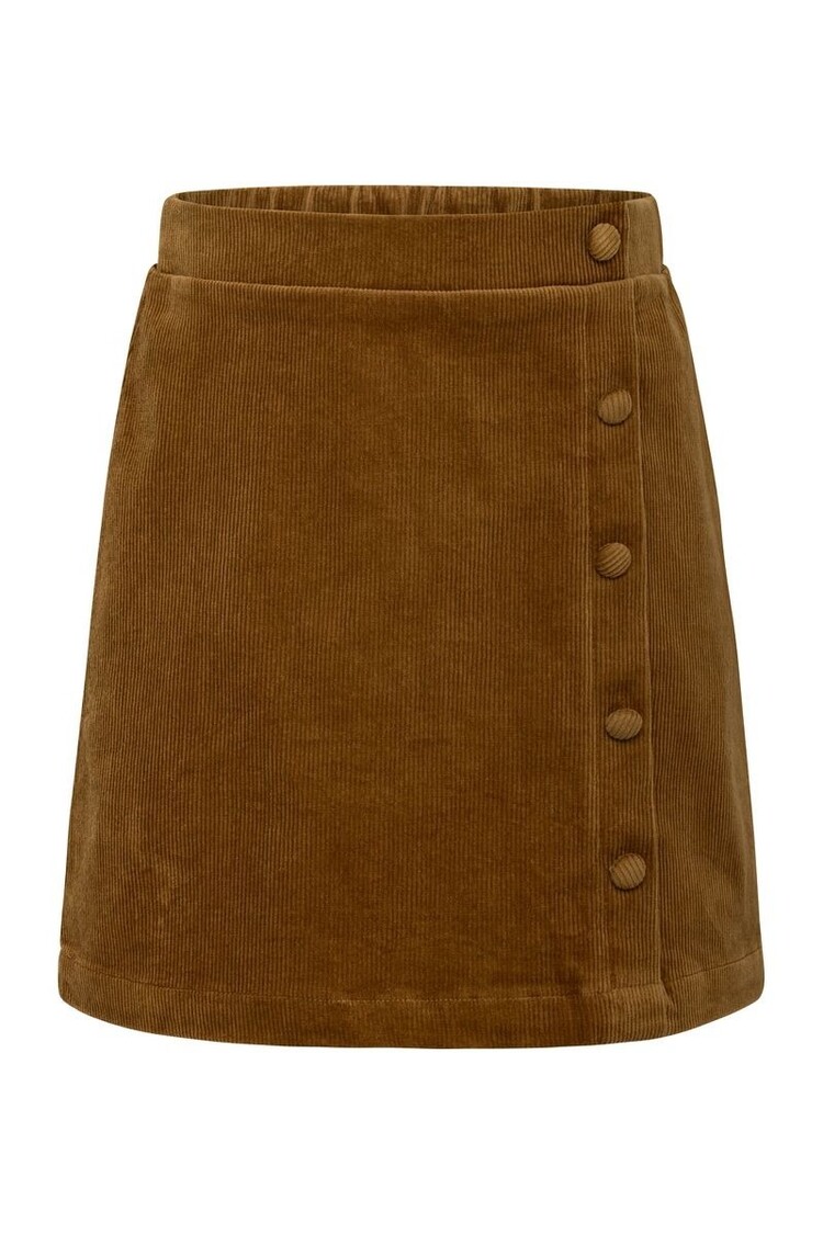 Pleat Reese Skirt Honey Corduroy