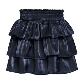 Pleat Navy Luna Skirt