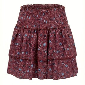 Pleat Scottie Skirt Amber Floral