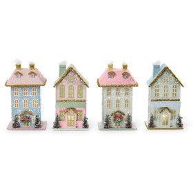 Two's Company Holiday Lane Hand-Made Light Up House