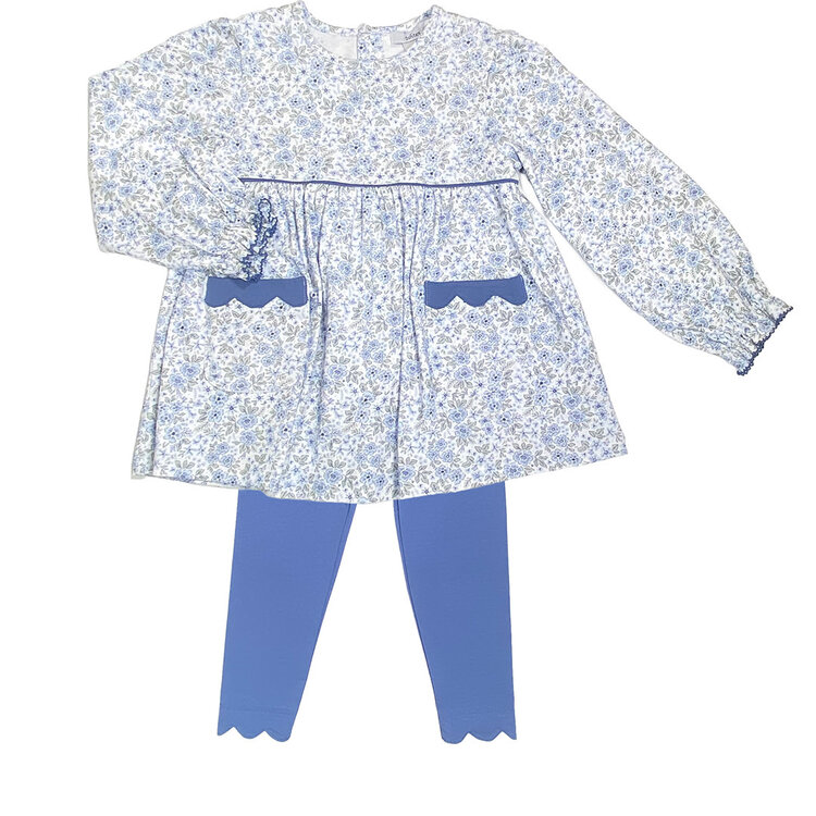 Ishtex Ditsy Flower Legging Set