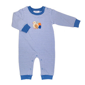 Ishtex Blue Stripe LS Turkey Romper
