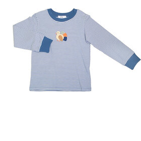 Ishtex Blue Stripe LS Turkey Shirt