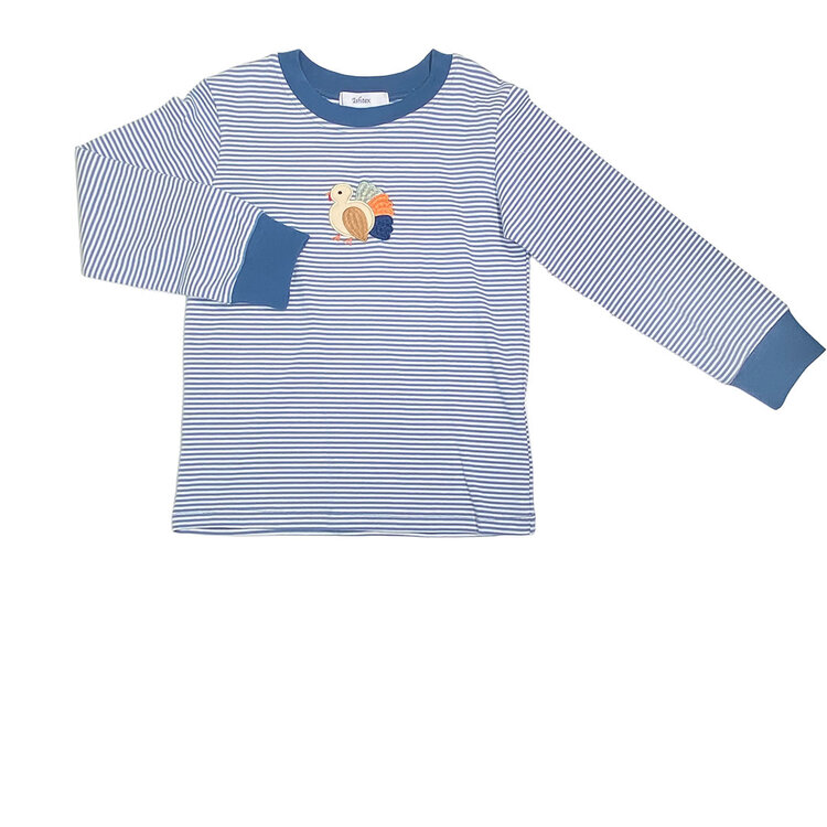 Ishtex Blue Stripe LS Turkey Shirt