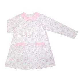 Ishtex Pastel Pink Ornaments Dress