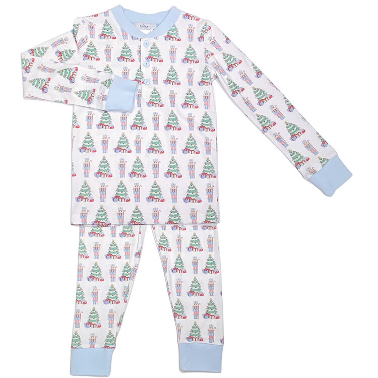 Ishtex Blue Nutcracker PJ Set