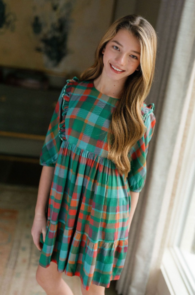 Briton Court Forest Plaid Kelly Dress