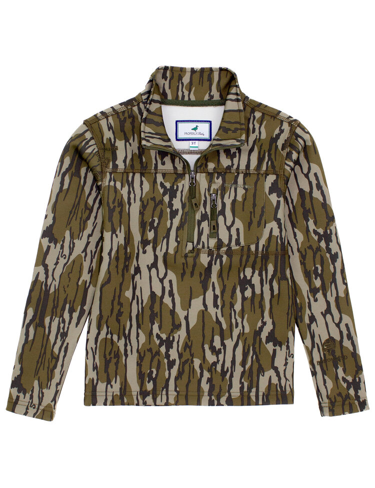 Properly Tied Mossy Oak Bottomland Arctic Pullover