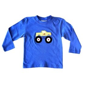 Luigi Kids Blue Monster Truck Shirt