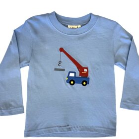 Luigi Kids Blue Crane Shirt