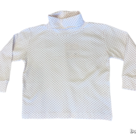 Luigi Kids Red Polka Dot Turtleneck