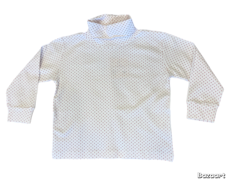 Luigi Kids Red Polka Dot Turtleneck