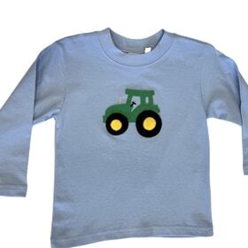 Luigi Kids Blue Tractor Shirt