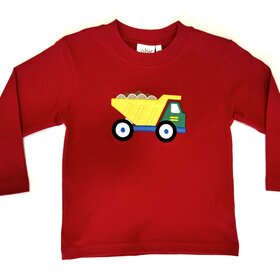 Luigi Kids Red Dump Truck LS Shirt